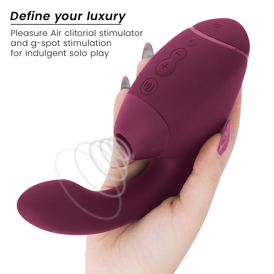 WOMANIZER - DUO NEXT STIMULATEUR CLITORIAL ET DE POINT G DOUBLE ROSE FOYER WOMANIZER