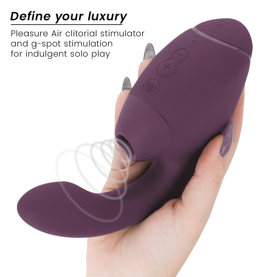 WOMANIZER - DUO NEXT STIMULATEUR CLITORIAL ET DE POINT G DOUBLE VIOLET FONCÉ WOMANIZER