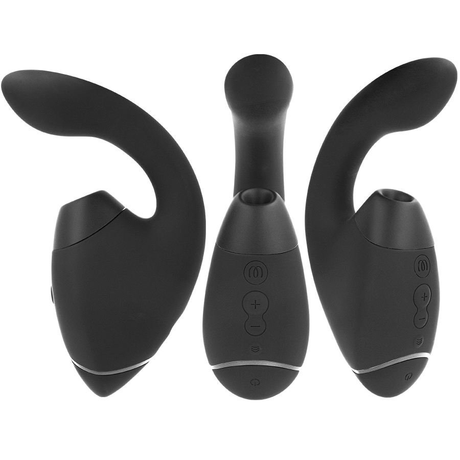 WOMANIZER - DUO NEXT STIMULATEUR CLITORIAL ET DE POINT G DOUBLE NOIR WOMANIZER