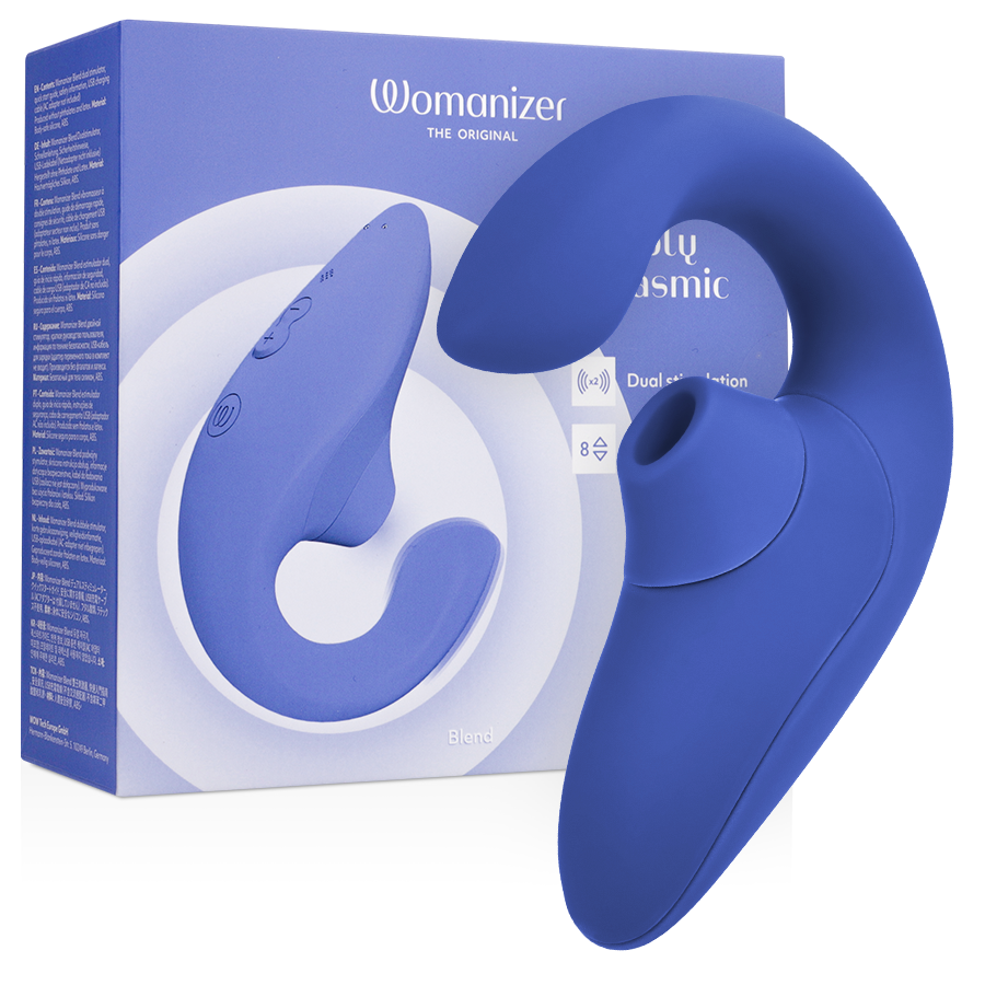 WOMANIZER - VIBRATEUR STIMULATEUR BLEU VIBRANT BLEU WOMANIZER