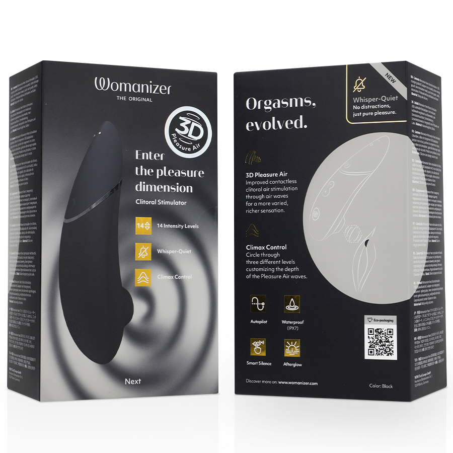 WOMANIZER - STIMULATEUR CLITORIAL NOIR WOMANIZER