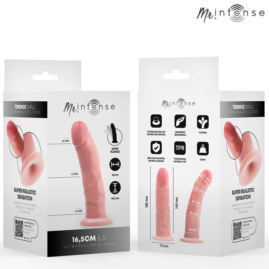 MR INTENSE - PETIT GODEMICHET TERENCE 16,5 CM -Ø- 4,6 CM MR. INTENSE DILDOS