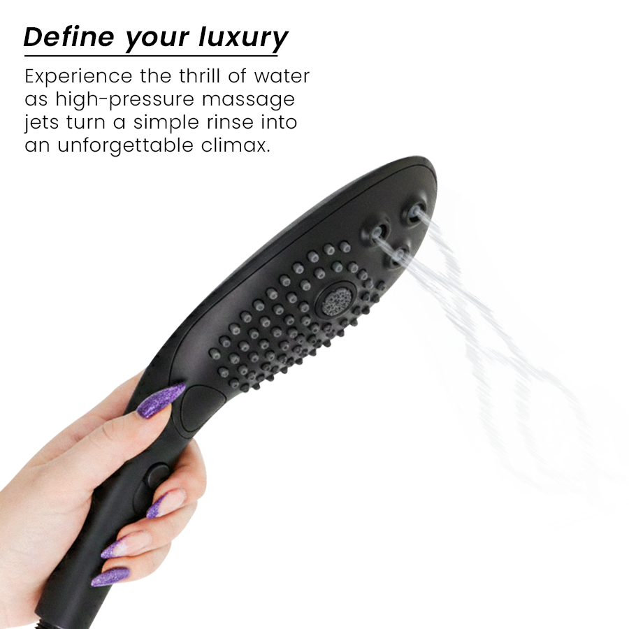 WOMANIZER - POMMEAU DE DOUCHE STIMULANT CLITORIAL WAVE NOIR WOMANIZER