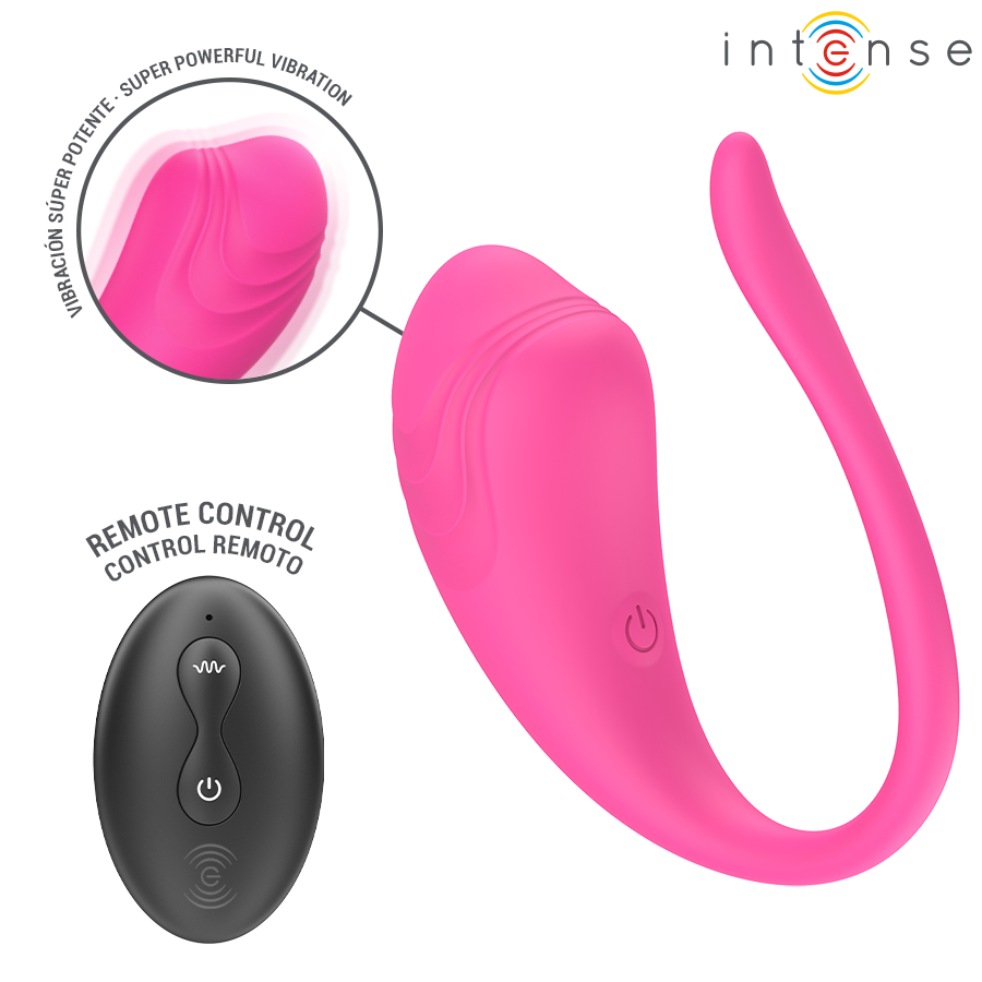 INTENSE - ŒUF VIBRANT OLIVIA PINK AVEC TÉLÉCOMMANDE INTENSE REMOTE CONTROL