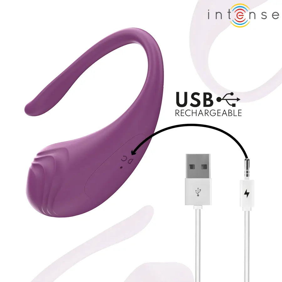 INTENSE - OLIVIA ŒUF VIBRANT PURPLE AVEC TÉLÉCOMMANDE INTENSE REMOTE CONTROL