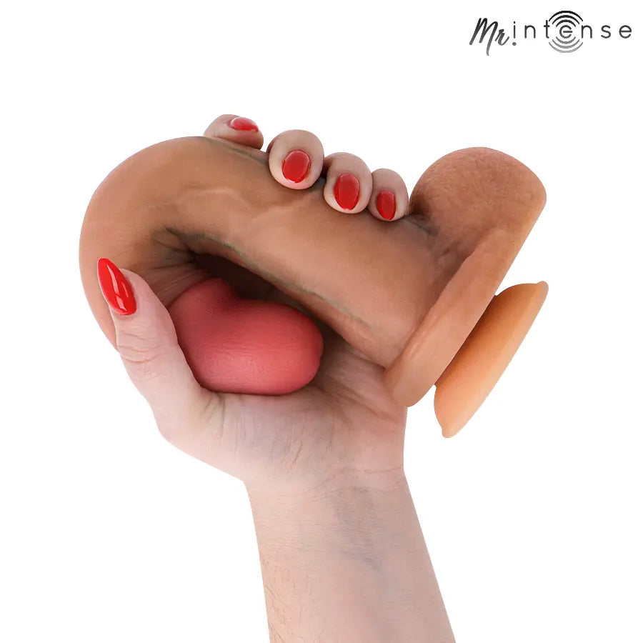 MR INTENSE - GARY L PÉNIS EN SILICONE ULTRA-RÉALISTE AVEC TESTICULES 23 CM - Ø 4,7 CM MR. INTENSE DILDOS