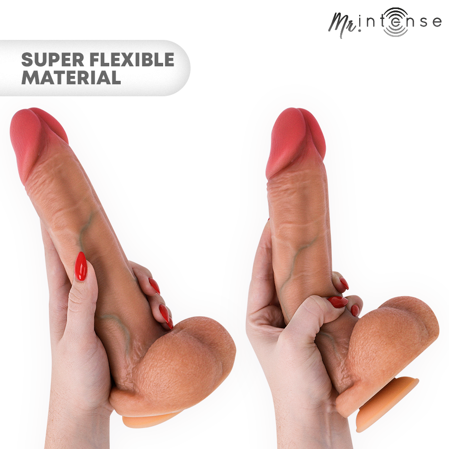 MR INTENSE - GARY XL PÉNIS EN SILICONE ULTRA-RÉALISTE AVEC TESTICULES 25,5 CM -Ø- 5,1 CM MR. INTENSE DILDOS