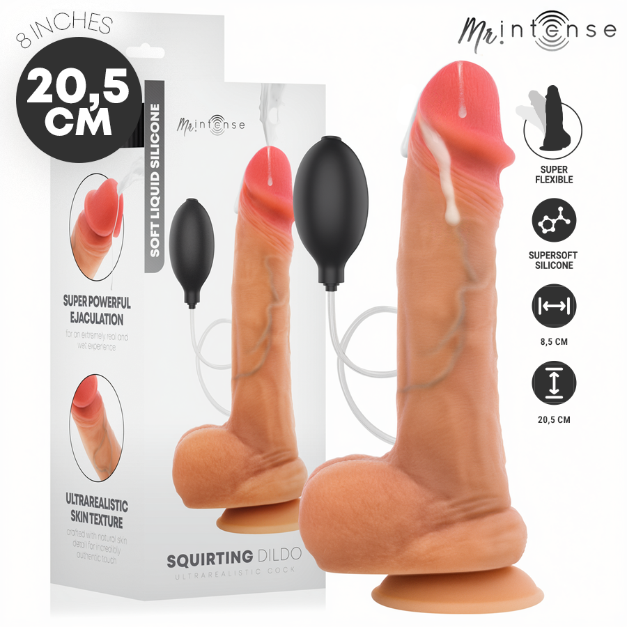 MR INTENSE - DANNY GODEMICHET ÉJACULANT EN SILICONE 20,5 CM -Ø- 4 CM MR. INTENSE DILDOS