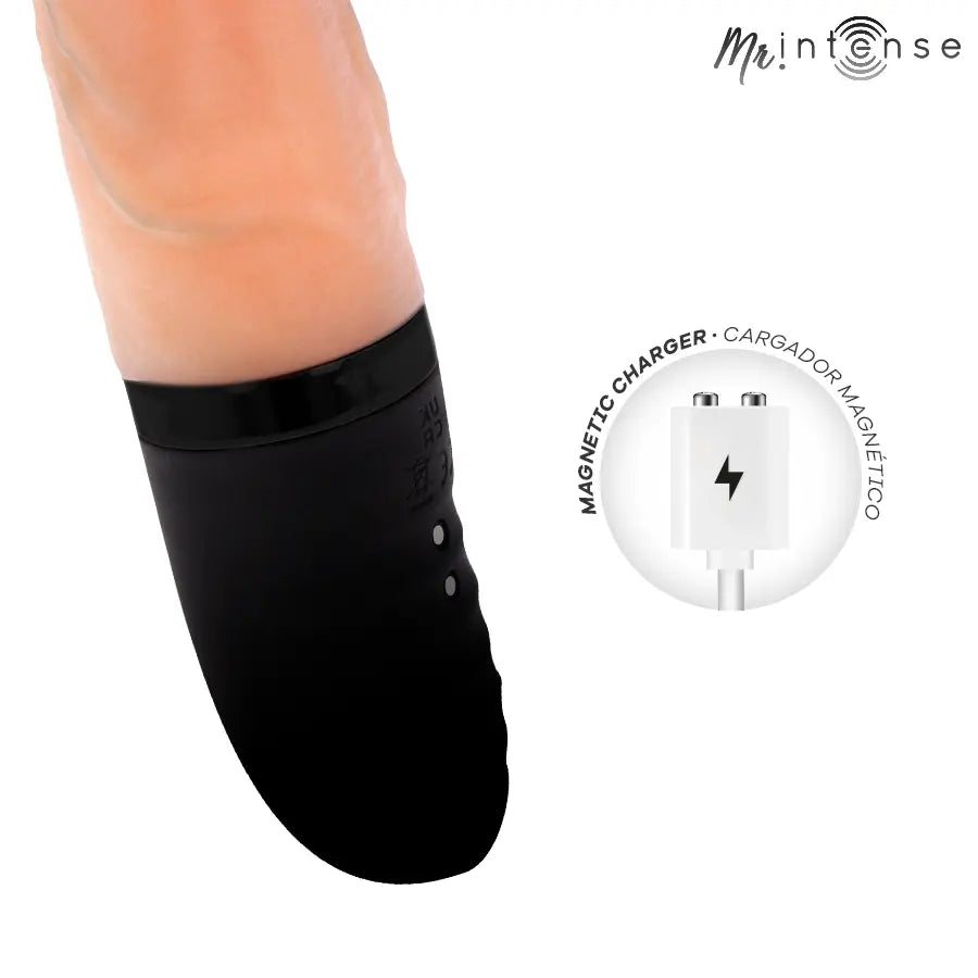 MR INTENSE - JEAN VIBRATEUR HAUT ET BAS EN SILICONE AVEC EFFET CHAUFFANT 24 CM -Ø- 3,8 CM MR. INTENSE HIGH TECH