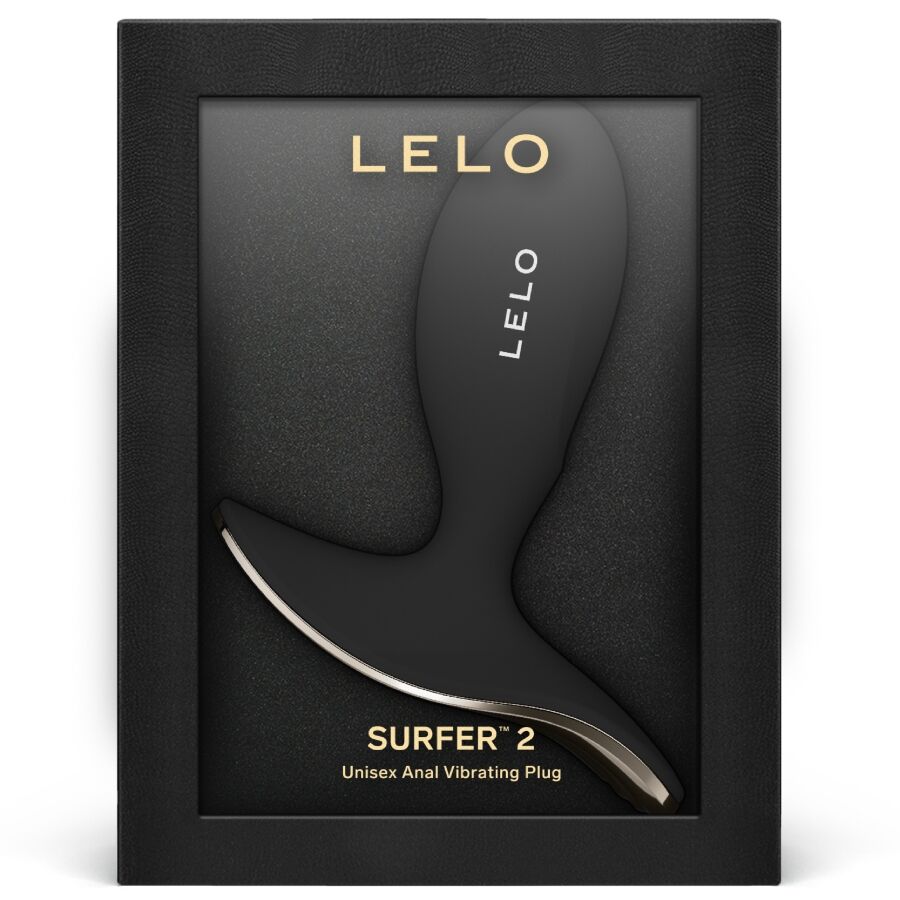 LELO - SURFER 2 PLUG VIBRANT ANAL UNISEXE NOIR LELO