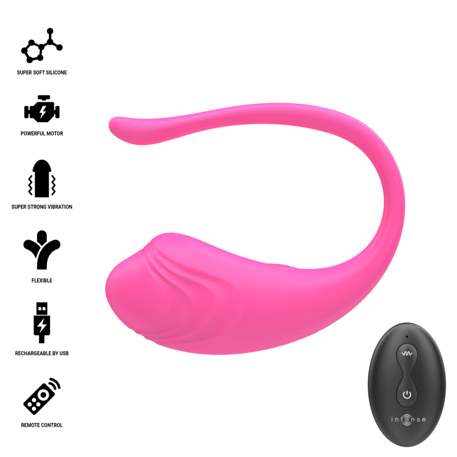 INTENSE - ŒUF VIBRANT OLIVIA PINK AVEC TÉLÉCOMMANDE INTENSE REMOTE CONTROL