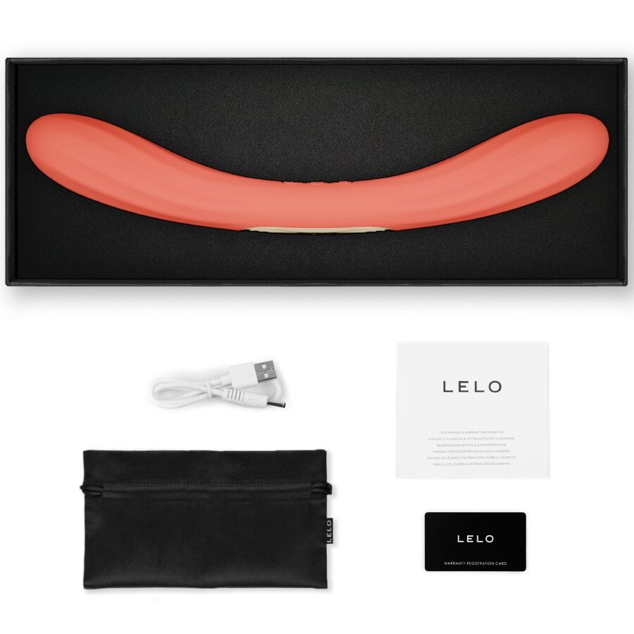 LELO - BOOMERANG VIBRATEUR DOUBLE EXTENSION ROUGE CORAIL LELO