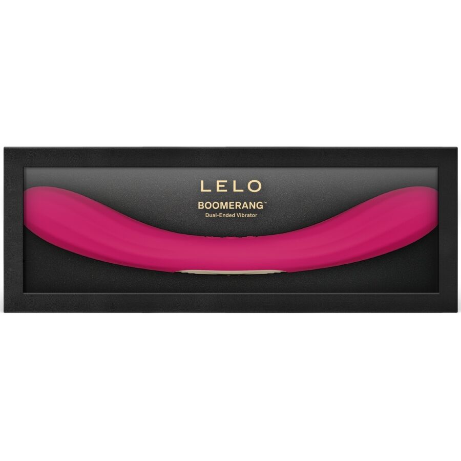 LELO - BOOMERANG VIBRATEUR À DOUBLE EXTRÉMITÉ CERISE LELO