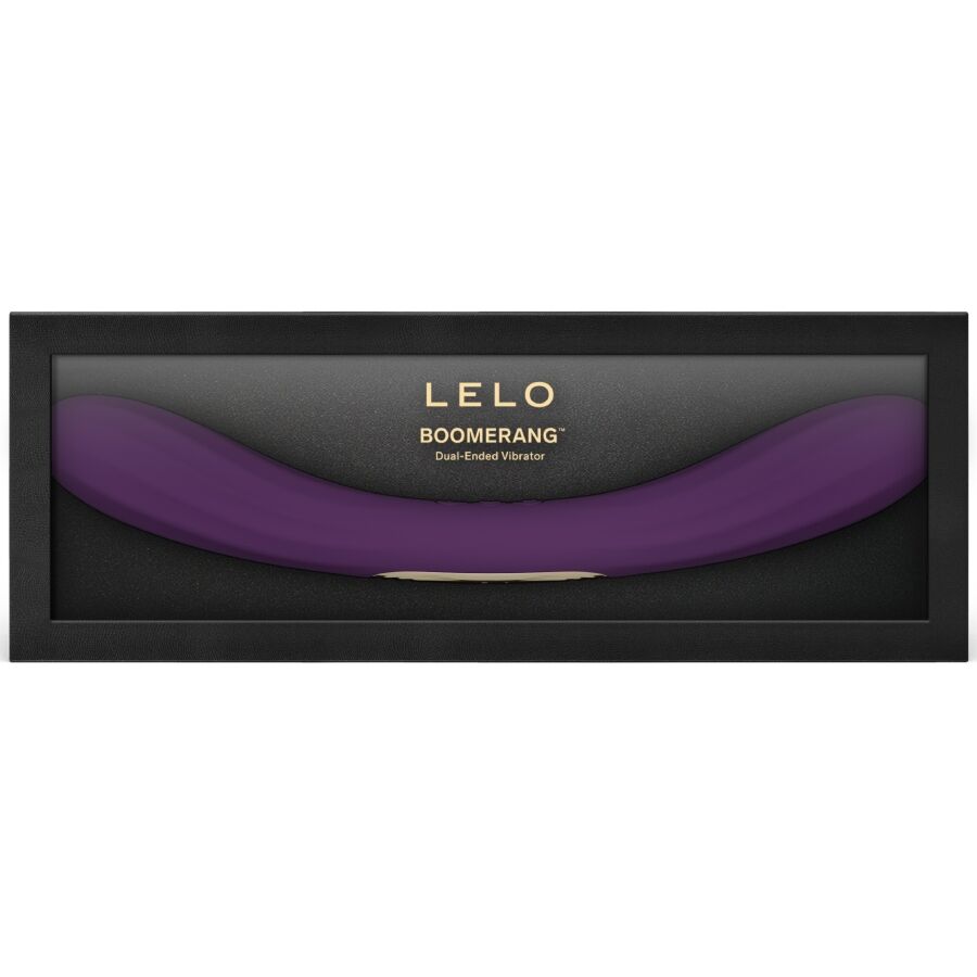 LELO - BOOMERANG VIBRATEUR À DOUBLE EXTRÉMITÉ VIOLET LELO