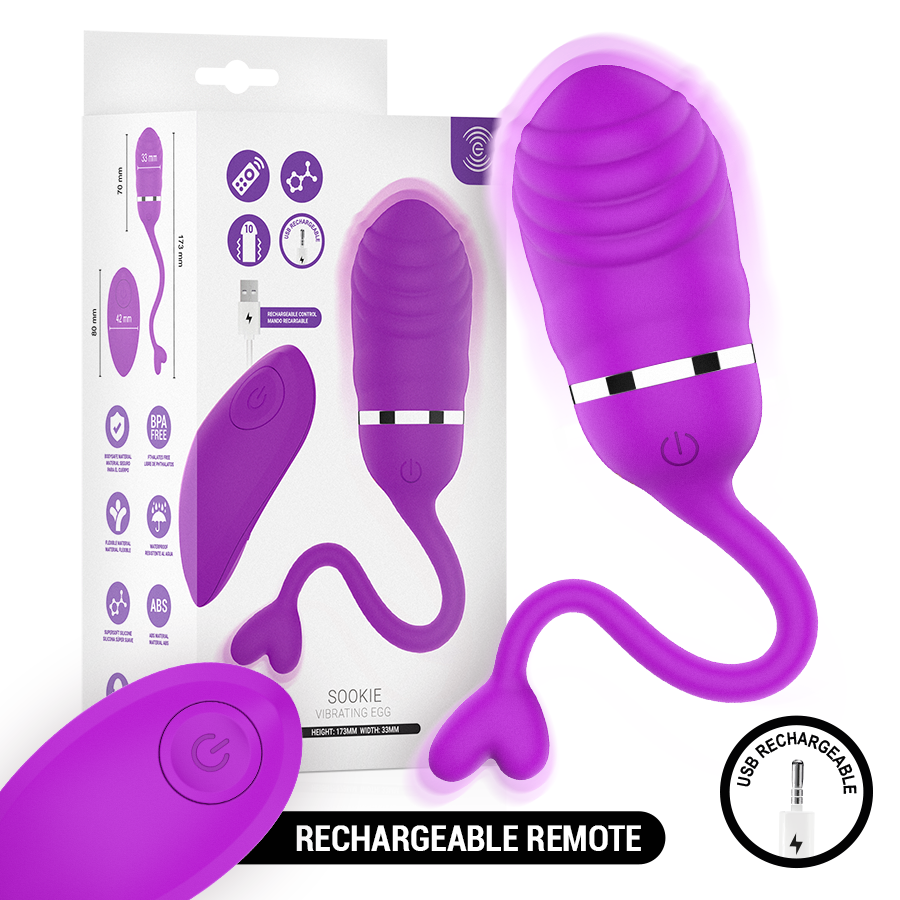 INTENSE - SOOKIE ŒUF VIBRANT À TÉLÉCOMMANDE VIOLET INTENSE REMOTE CONTROL