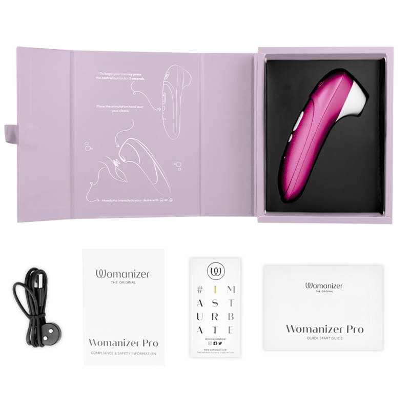 WOMANIZER - STIMULATEUR CLITORIAL VIBRANT PRO ROSE WOMANIZER