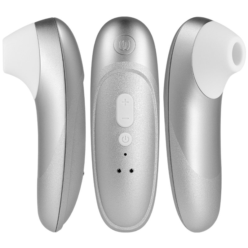 WOMANIZER - STIMULATEUR CLITORIAL VIBRANT PRO GRIS ARGENTÉ WOMANIZER
