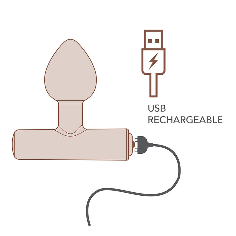 ROCKS-OFF - MINI BAGUETTE RECHARGEABLE 16 FONCTIONS ROSE PIVOINE ROCKS-OFF