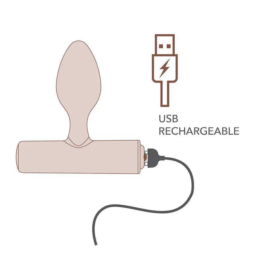 ROCKS-OFF - MINI BAGUETTE RECHARGEABLE 16 FONCTIONS ROSE PIVOINE ROCKS-OFF