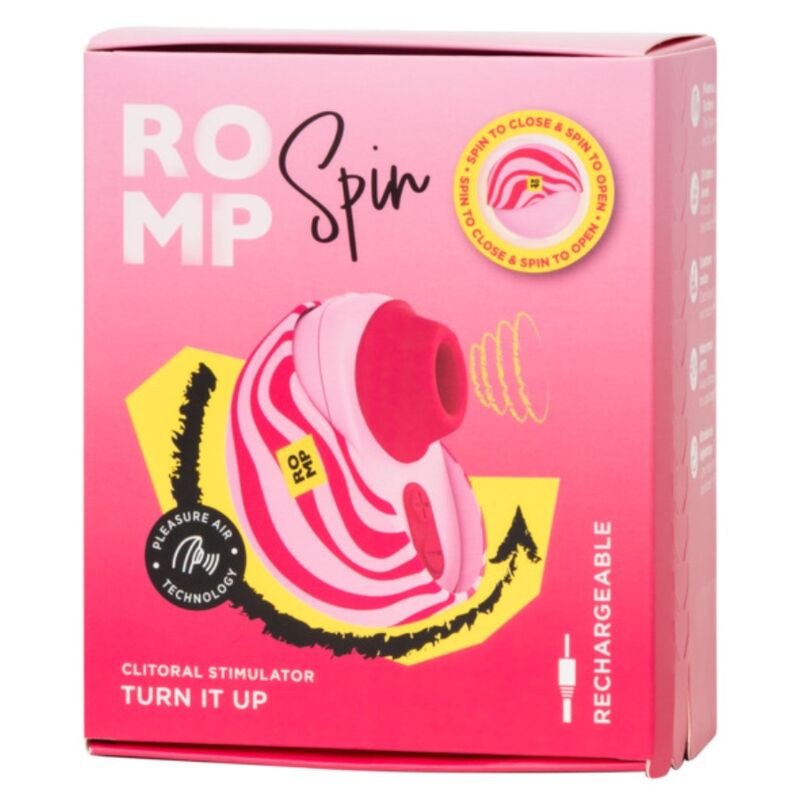 ROMP - ANTITUDE DE SUCCION CLITORIELLE ROTATIVE AVEC OUVERTURE ET FERMETURE ROTATIVES ROMP