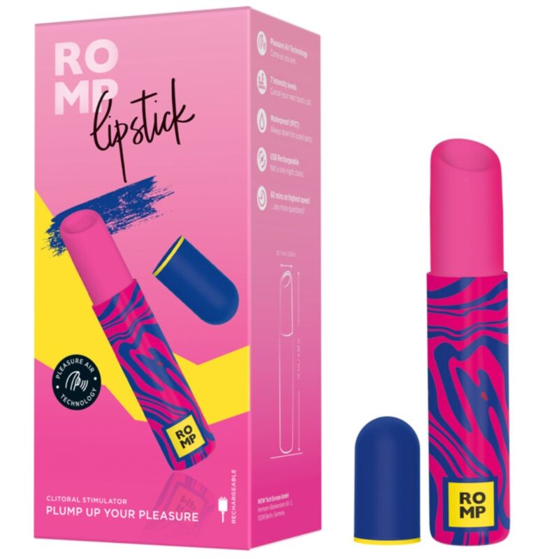 ROMP - ROUGE À LÈVRES STIMULANT LE CLITORIS 7 NIVEAUX ROMP