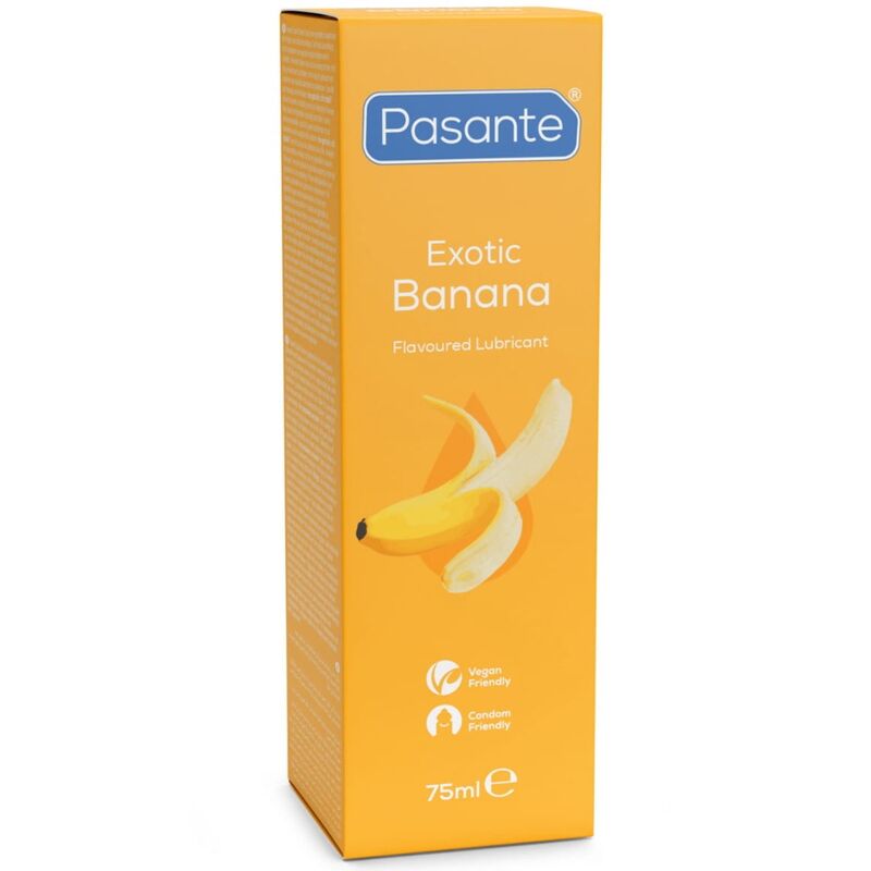 PASANTE - LUBRIFIANT À BASE D'EAU, ARÔME BANANE 75 ML PASANTE