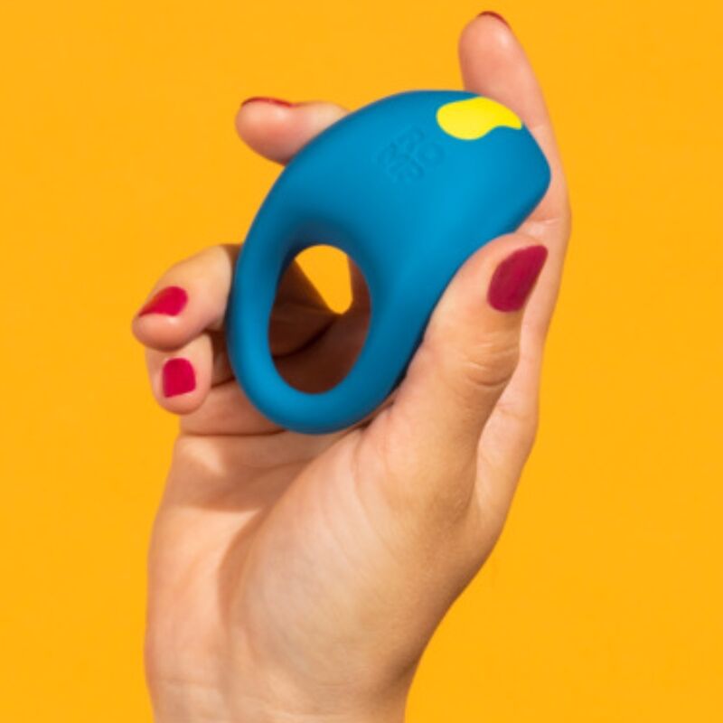 ROMP - JUKE ANNEAU PÉNIS EN SILICONE AVEC VIBRATEUR DE STIMULATION CLITORIALE ROMP
