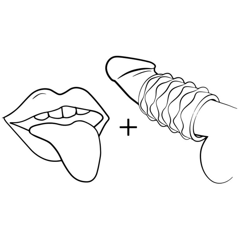 ROMP - MOSH MASTURBATEUR MÂLE TRANSPARENT AVEC GAINE RÉVERSIBLE DE 6 CM ROMP
