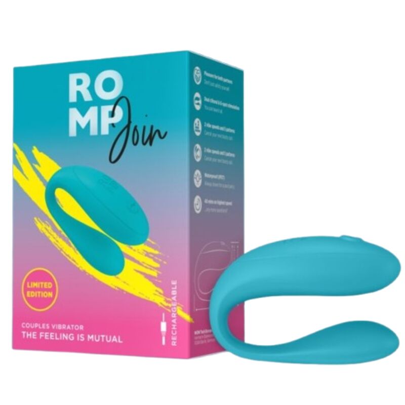 ROMP - JOIN VIBRATEUR TURQUOISE POUR COUPLES ROMP
