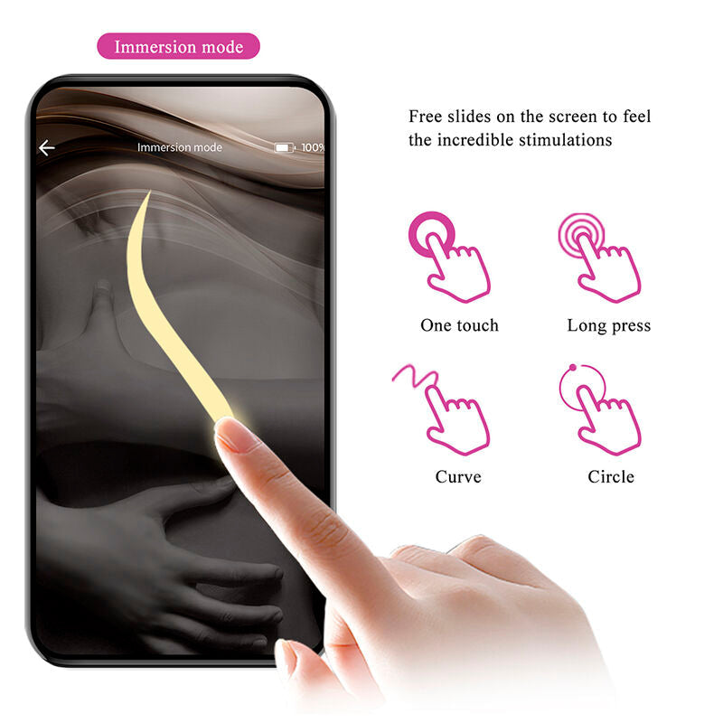 PRETTY LOVE - VIBRATEUR ŒUF À PROFONDEUR KLAY CONTRÔLÉ PAR APPLICATION VIOLET APP SERIES