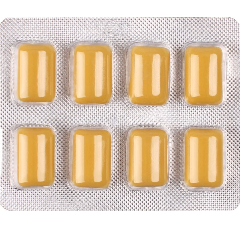 WUG on – Énergie instantanée en chewing-gum, plaquette thermoformée de 8 unités WUG GUM