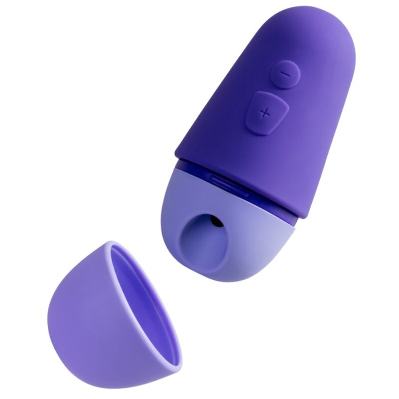 ROMP - STIMULATEUR CLITORIAL GRATUIT AVEC COUVERCLE, 10 NIVEAUX, RECHARGEABLE, VIOLET ROMP