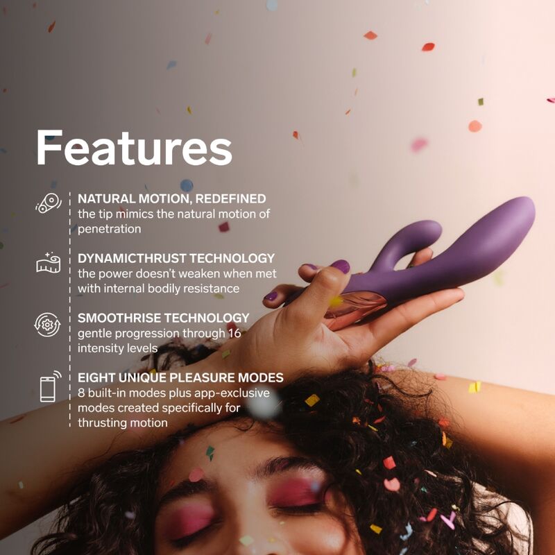 LELO - INA THRUST RABBIT VIBRATEUR À POUSSÉE VIOLET LELO