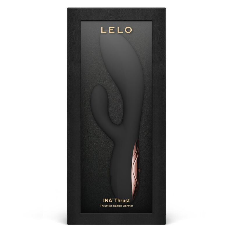 LELO - INA THRUST RABBIT VIBRATEUR À POUSSÉE NOIR LELO
