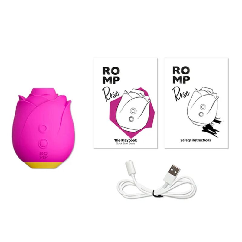 ROMP - ROSE 2.0 OUTIL DE SUCCION CLITORIDIENNE EN FORME DE ROSE ROMP