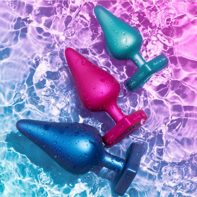ROMP - KIT D'ENTRAÎNEMENT ANAL LUSTER TAILLES S/M/L AVEC BASE EN FORME DE CŒUR ROMP
