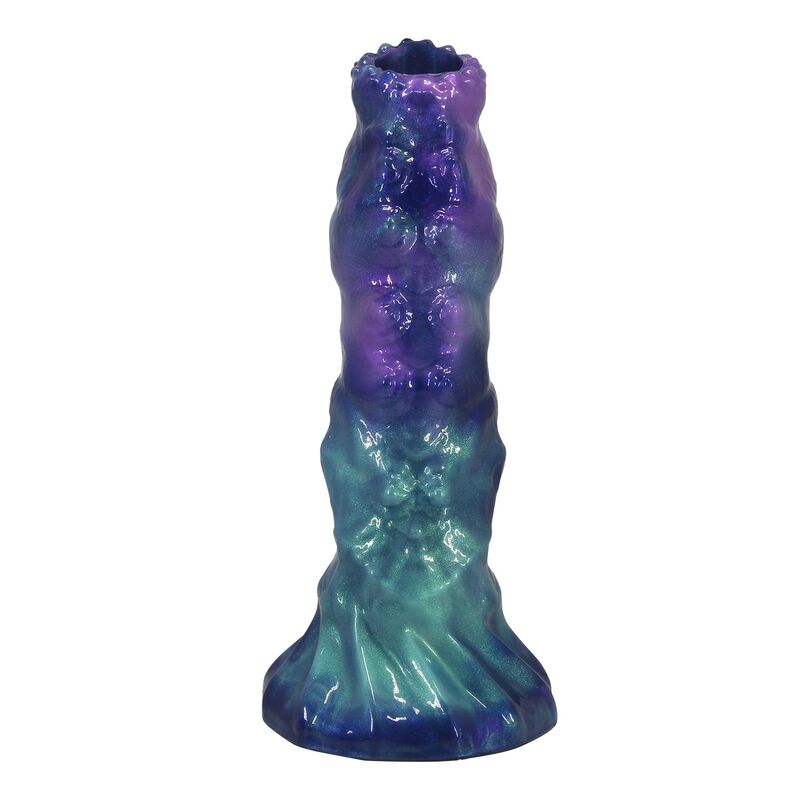 POWER MONSTERS - DUSKWAKER SENTINEL GONFLABLE TRICOLOR EN SILICONE, 23 CM Ø 5 CM POWER MONSTERS