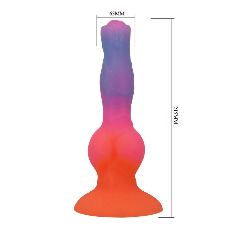 POWER MONSTERS - GODEMICHET EN SILICONE HERCULES FANTASY 21,5 CM Ø 5 CM POWER MONSTERS