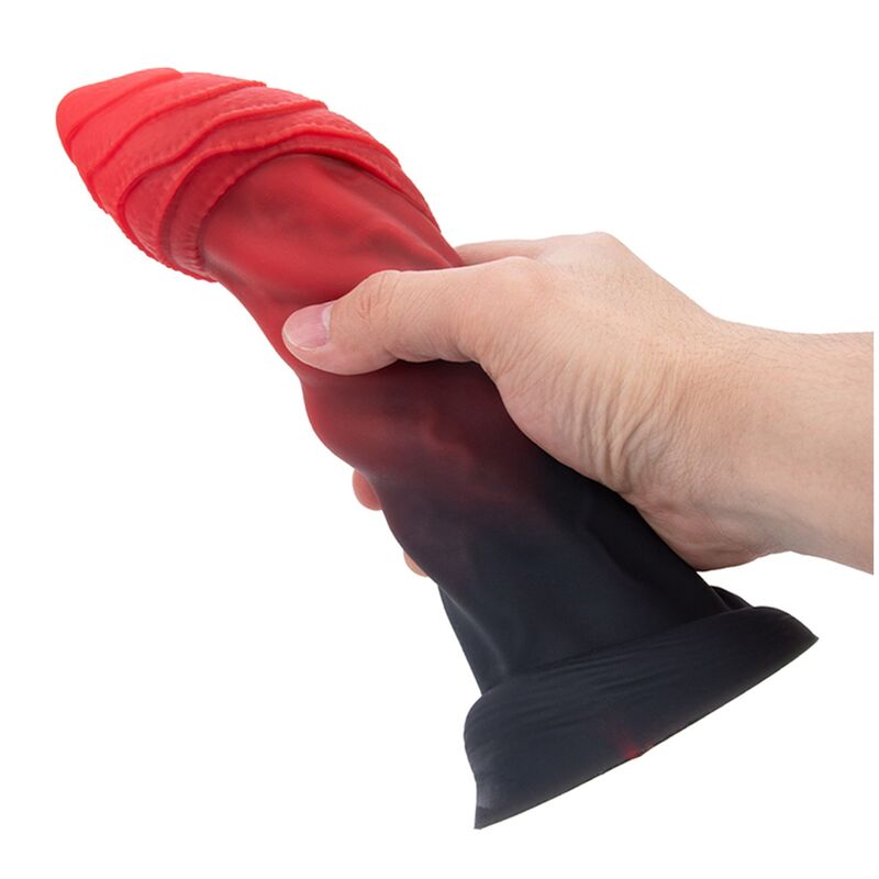 POWER MONSTERS - GOLIATH INFERNAL BICOLORE FANTASY GODEMICHET EN SILICONE 25 CM Ø 6 CM POWER MONSTERS