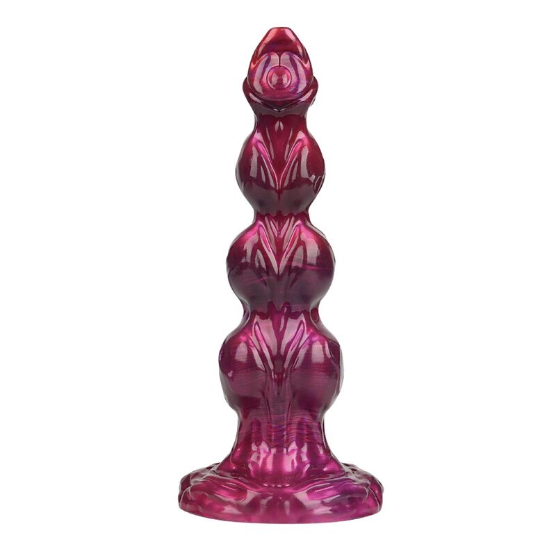 POWER MONSTERS - PRIMAL BEASTLORD GODEMICHET EN SILICONE TRANSLUCIDE ROSE FANTASTIQUE 26 CM Ø 5 CM POWER MONSTERS