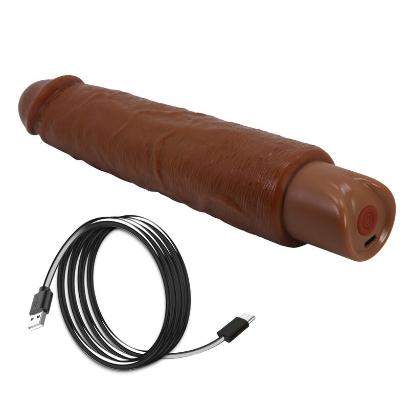 PRETTY LOVE - GAVIN VIBRATEUR RÉALISTE 25 CM Ø 5 CM MARRON PDX EXTREME