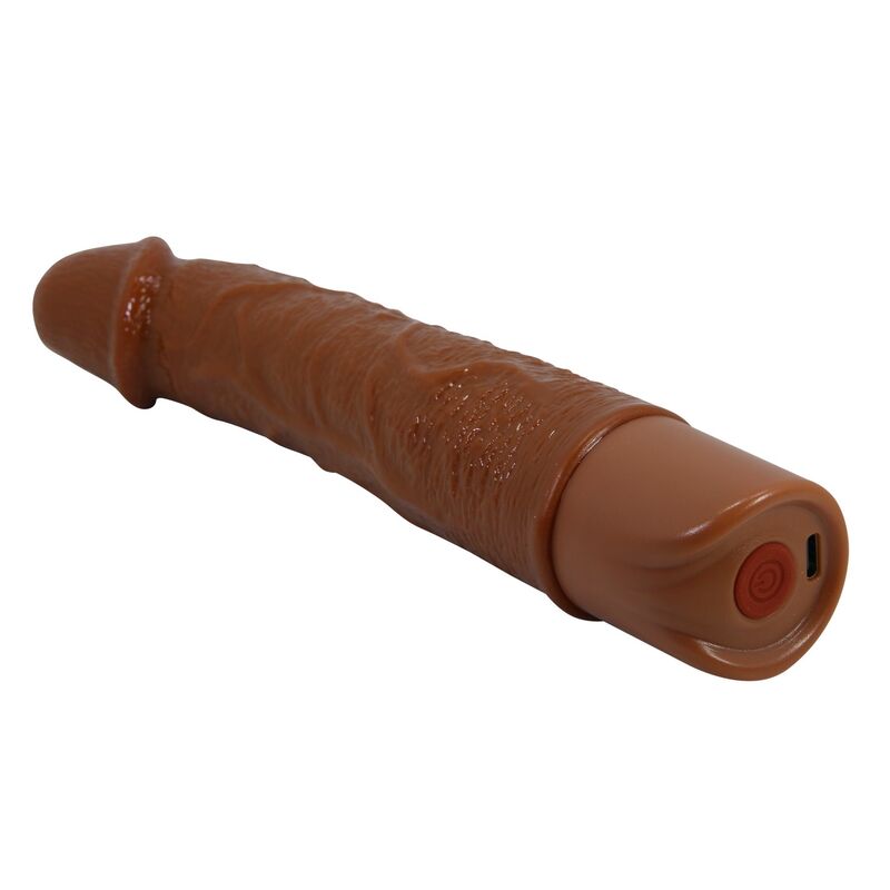 PRETTY LOVE - LEONARDO VIBRATEUR RÉALISTE 20 CM Ø 4 CM MARRON DILDOS