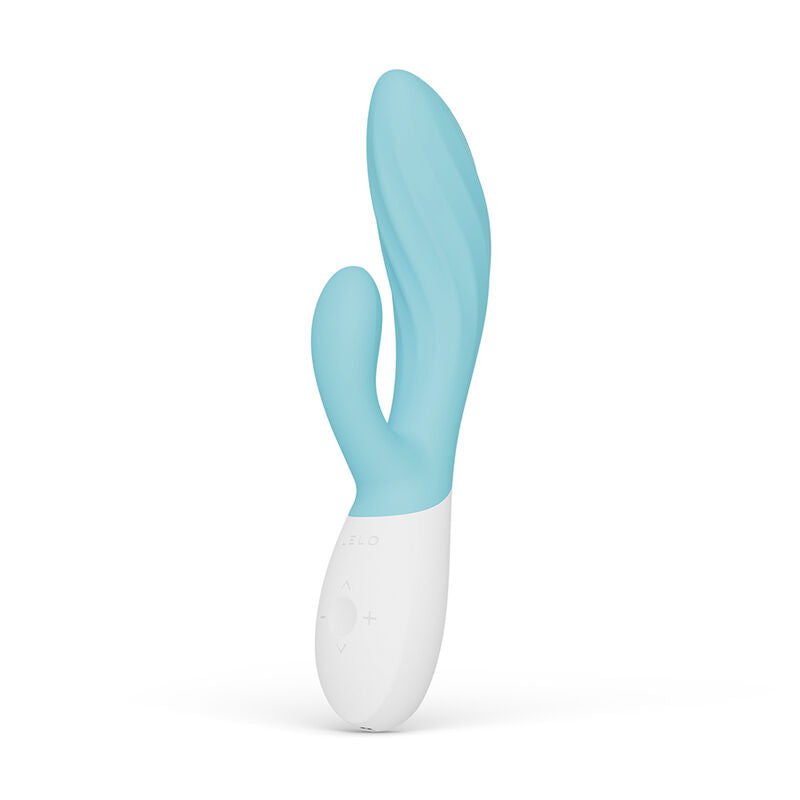 LELO - INA TWIST DOUBLE VIBRATEUR LAPIN POUR LE POINT G ET LE CLITORIS BLEU LELO