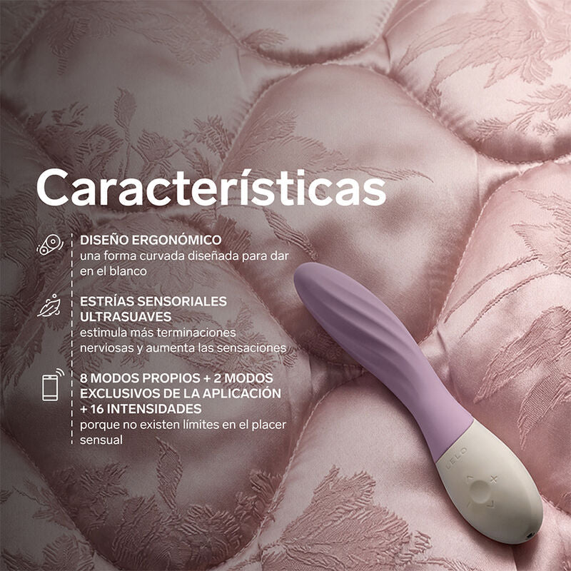 LELO - MONA TWIST VIBRATEUR POINT G RECHARGEABLE CONTRÔLÉ PAR APPLICATION LAVANDE LELO