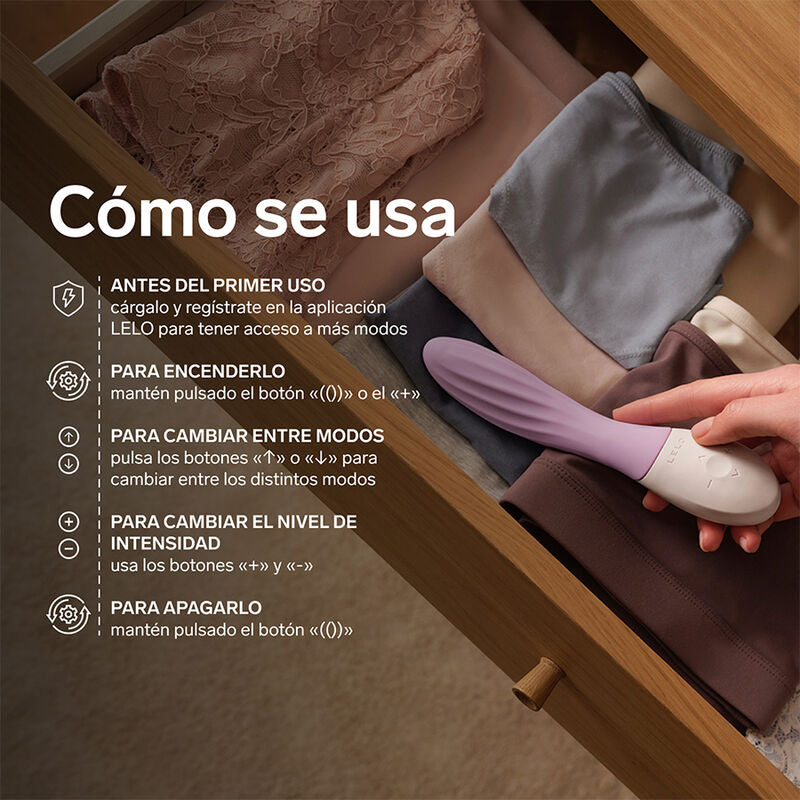 LELO - MONA TWIST VIBRATEUR POINT G RECHARGEABLE CONTRÔLÉ PAR APPLICATION LAVANDE LELO