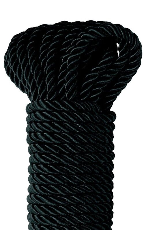 FETISH FANTASY SERIES - CORDE DE SOIE NOIRE DE LUXE 9,75 M FETISH FANTASY SERIES