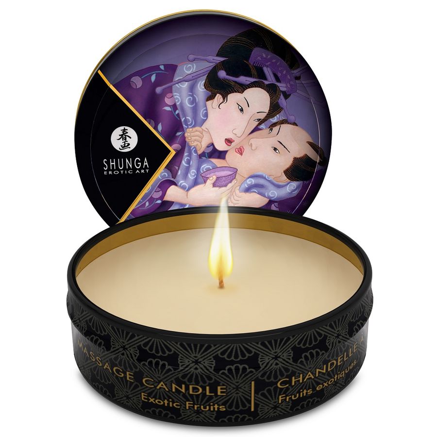 SHUNGA - MINI CARESSE À LA BOUGIE PRÉSENTOIR BOUGIES DE MASSAGE 24 UNITÉS SHUNGA CANDLES