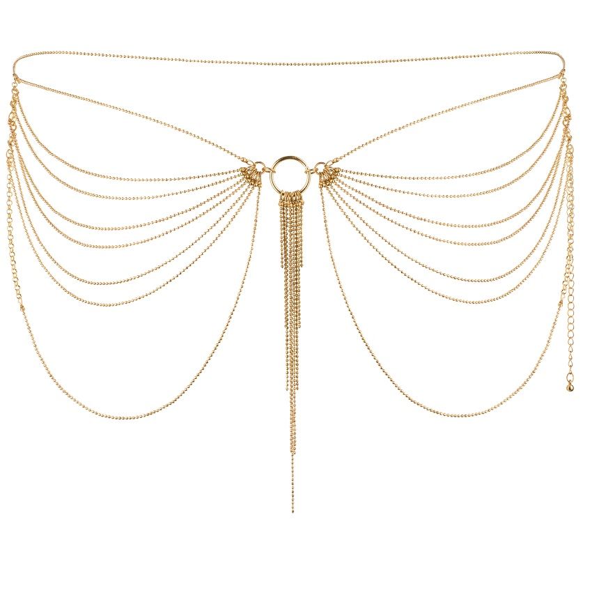 BIJOUX - MAGNIFIQUE BIJOU CHAÎNE MÉTAL POUR TAILLE DORÉE BIJOUX MAGNIFIQUE