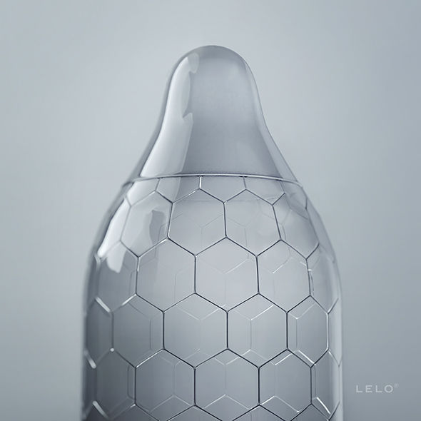 LELO - BOÎTE DE PRÉSERVATIFS HEX 3 UNITÉS LELO