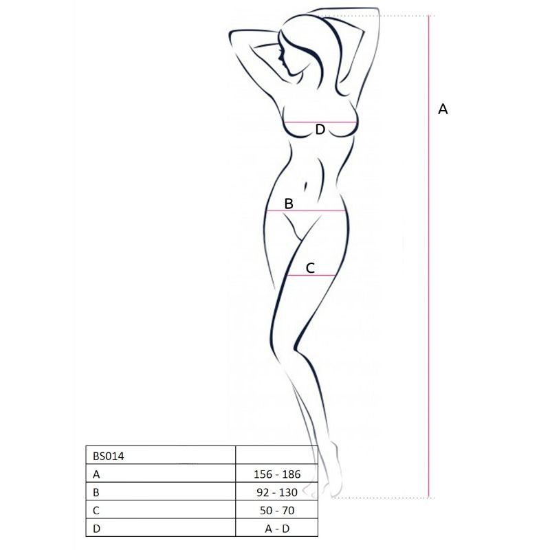 PASSION - FEMME BS014 BODYSTOCKING ROUGE TAILLE UNIQUE PASSION WOMAN BODYSTOCKINGS